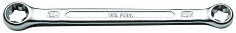 Dobbel E-TORX ringnøkkel