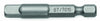 Pipeadaptere for drill, 1/4" - 1/2"
