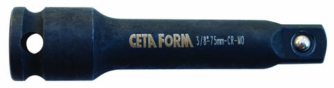 3/8" forlenger til slagpiper, 75mm