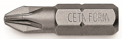 Pozidriv Bits, PZ0 - PZ3, 25 mm
