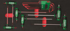 Torxsett m/T-Håndtak,14 deler i modul
