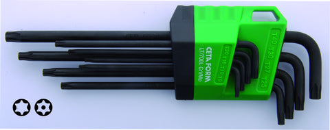 Torxnøkkel sett, 8 deler T9-T40